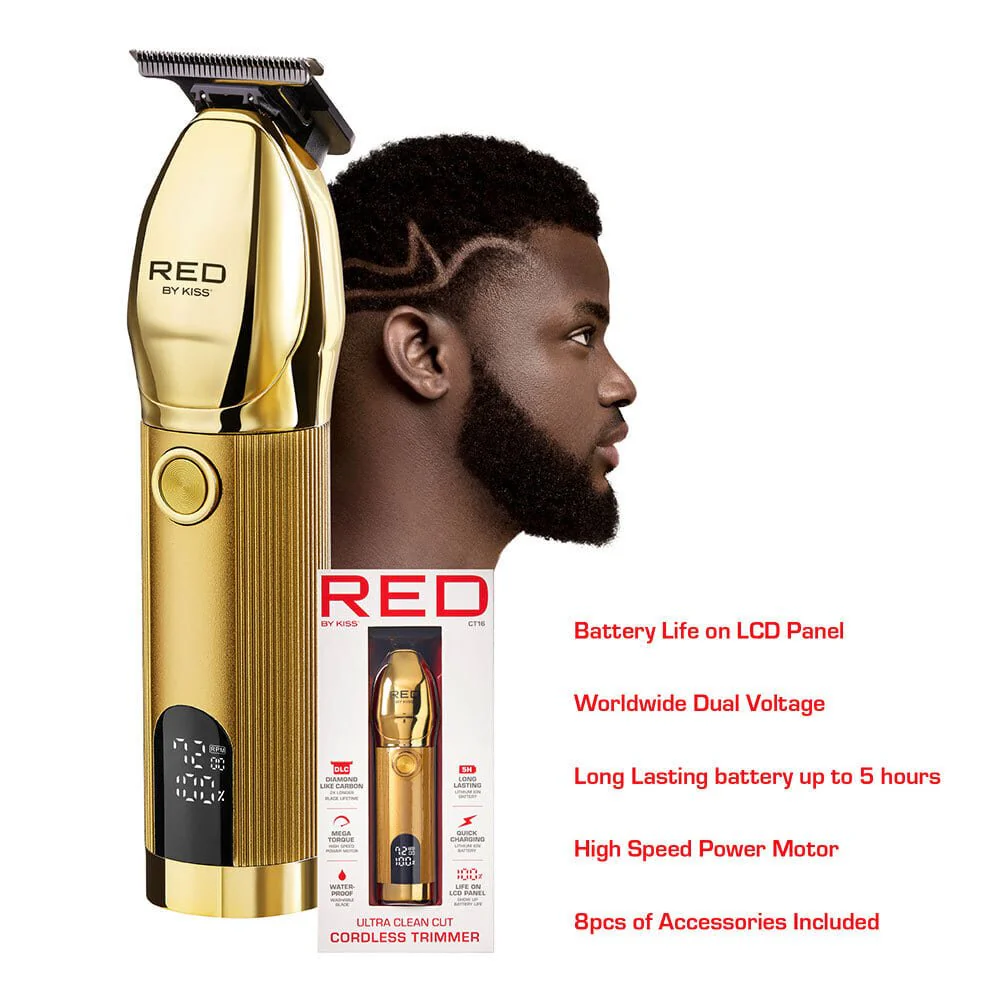 Red by Kiss Ultra Clean Cut Cordless Trimmer - Image 5
