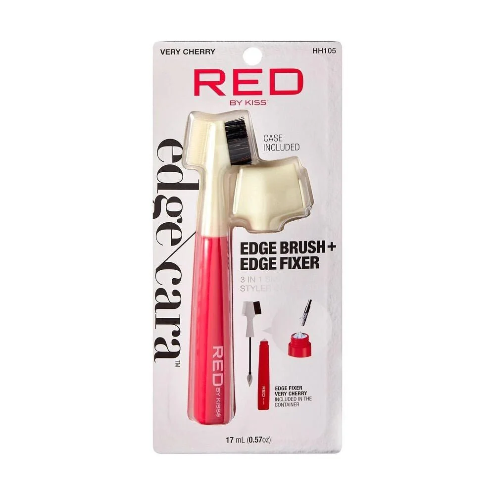 Red by Kiss Very Cherry Edge Brush + Edge Fixer