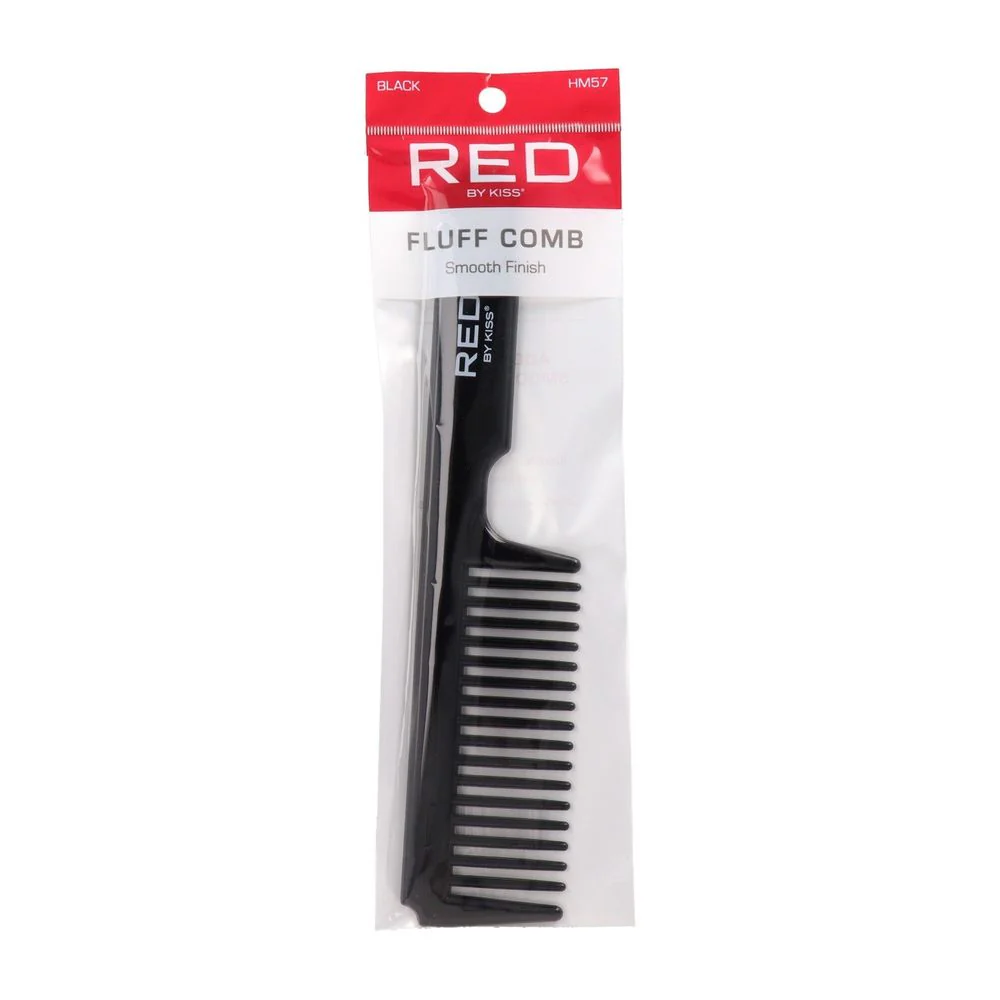 Red by Kiss Fluff Comb ā Black