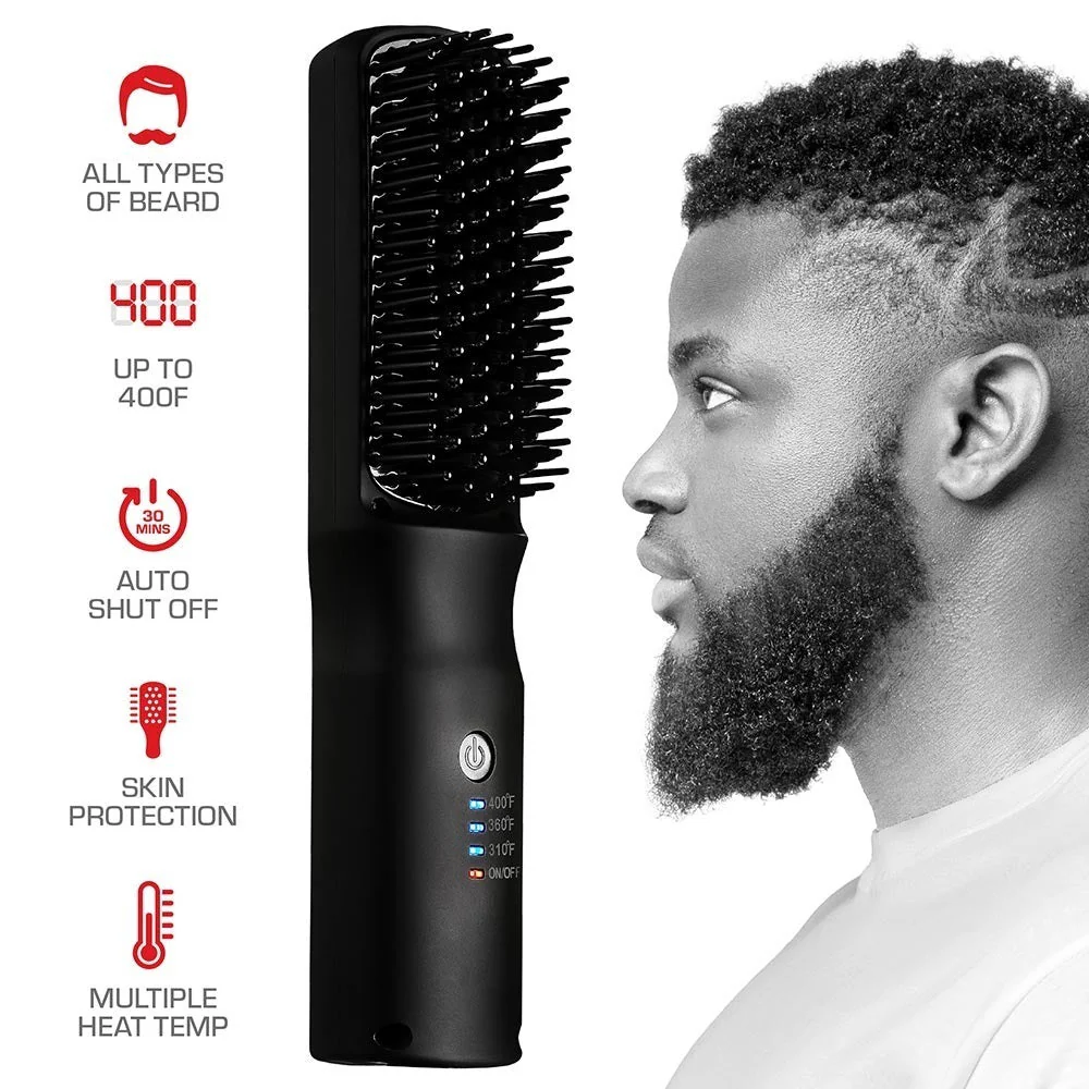 Red by Kiss Beard & Hair Straightener - Image 2