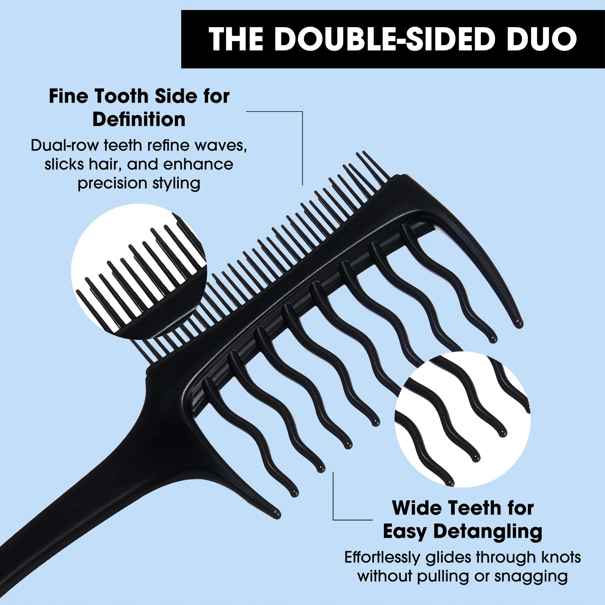 Red By Kiss Waveup Duo Comb - Image 4