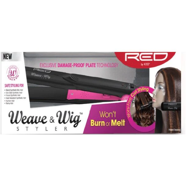 Red by Kiss Weave & Wig Styler Flat Iron
