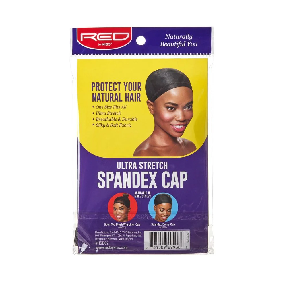 Red by Kiss Spandex Ultra Stretch Dome Cap - Image 5