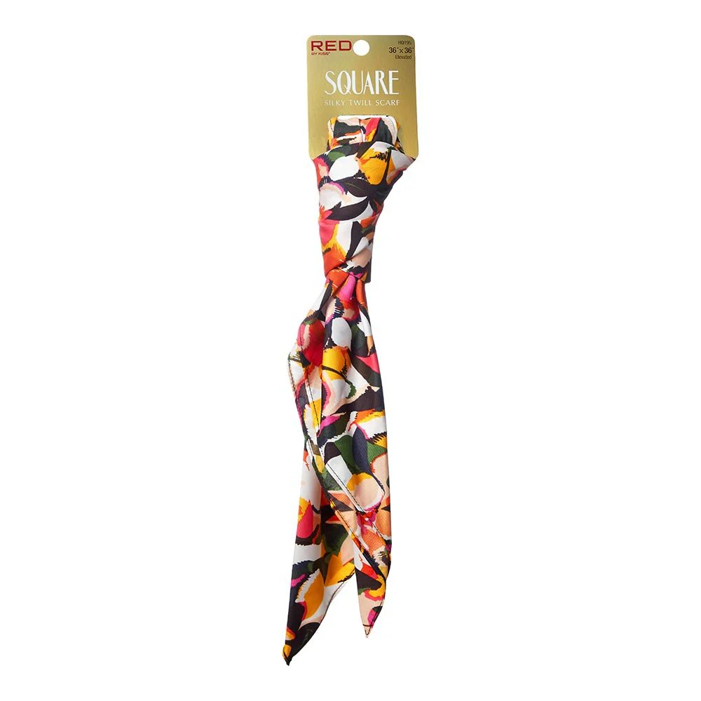 Red by Kiss Square Silky Twill Scarf 36x36 - Image 5