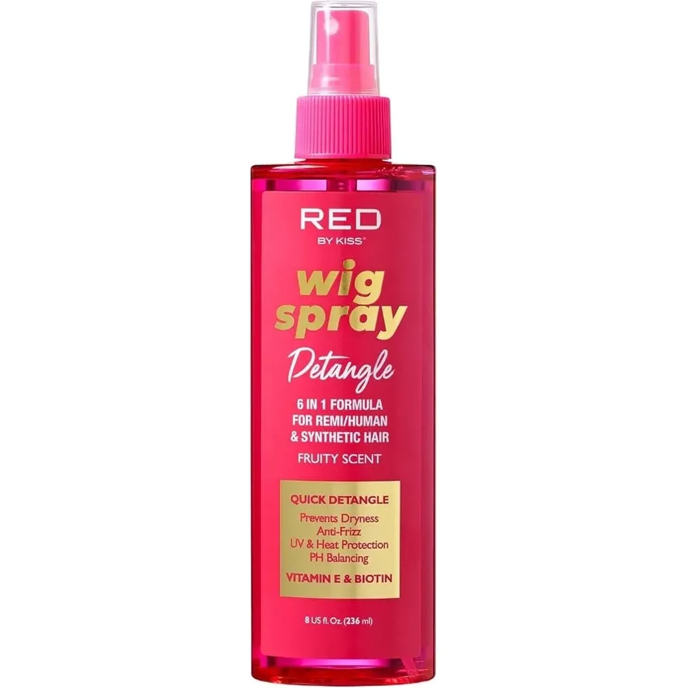 Red by Kiss Wig Spray โ Extra Shine โ 8 oz - Image 2