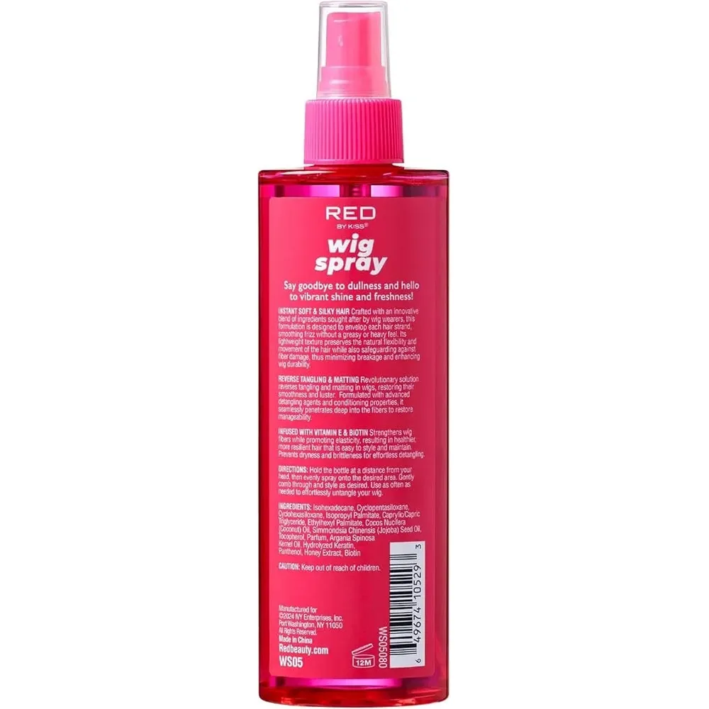 Red by Kiss Wig Spray โ Extra Shine โ 8 oz - Image 3