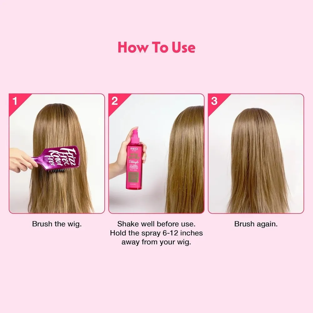 Red by Kiss Wig Spray โ Extra Shine โ 8 oz - Image 8