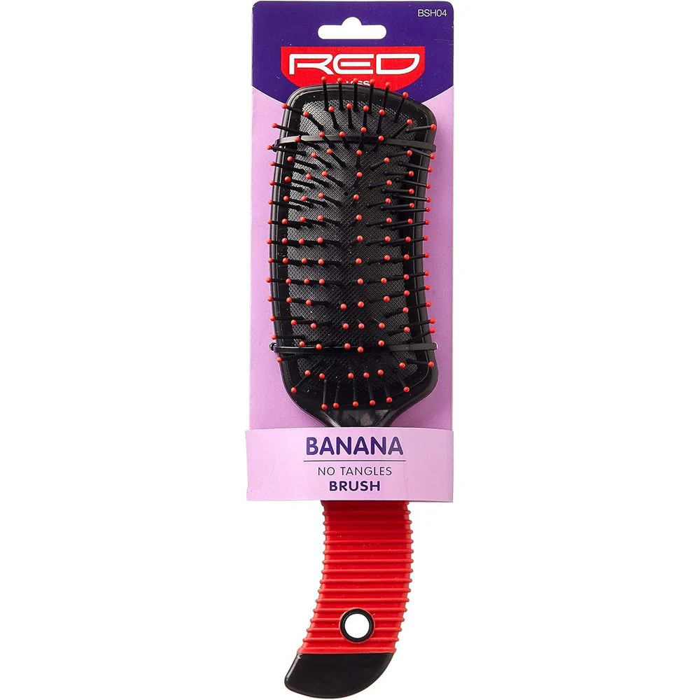 Red by Kiss Banana No Tangles Brush ā Standard Brush
