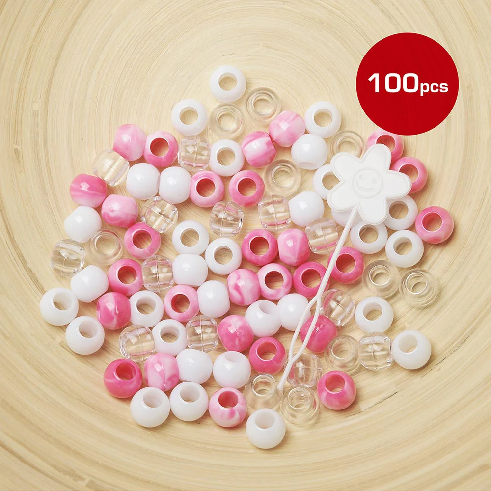 Red by Kiss X-Large Hair Beads 100pcs - Image 3