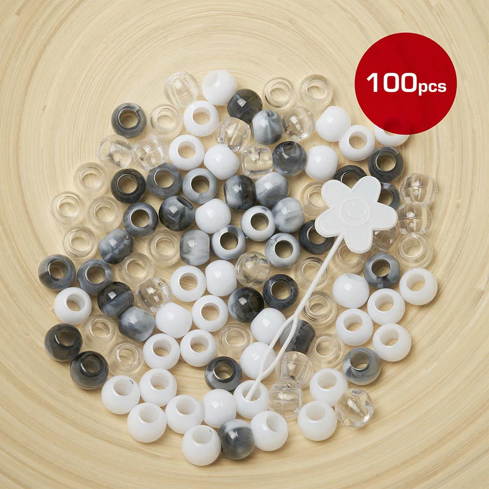 Red by Kiss X-Large Hair Beads 100pcs - Image 5