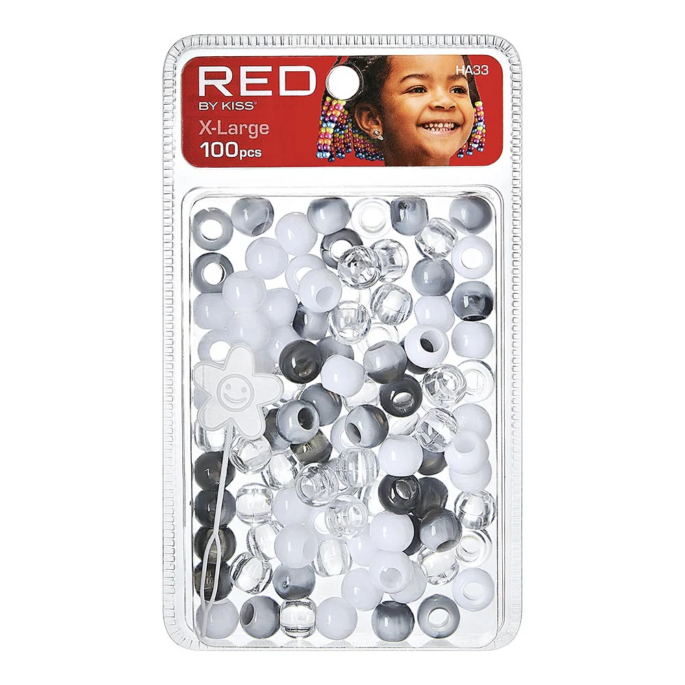 Red by Kiss X-Large Hair Beads 100pcs - Image 6