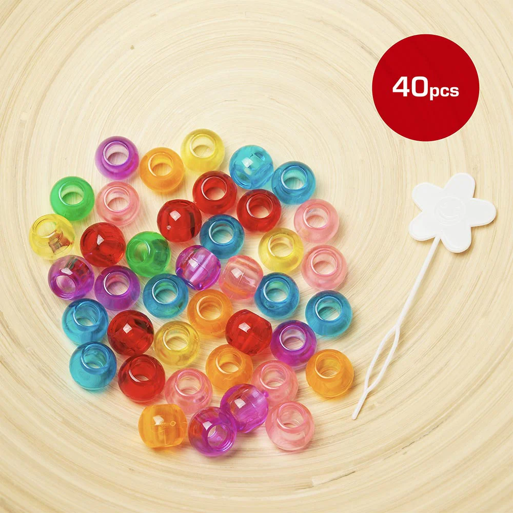Red by Kiss XX-Large Hair Beads 40pcs - Image 3