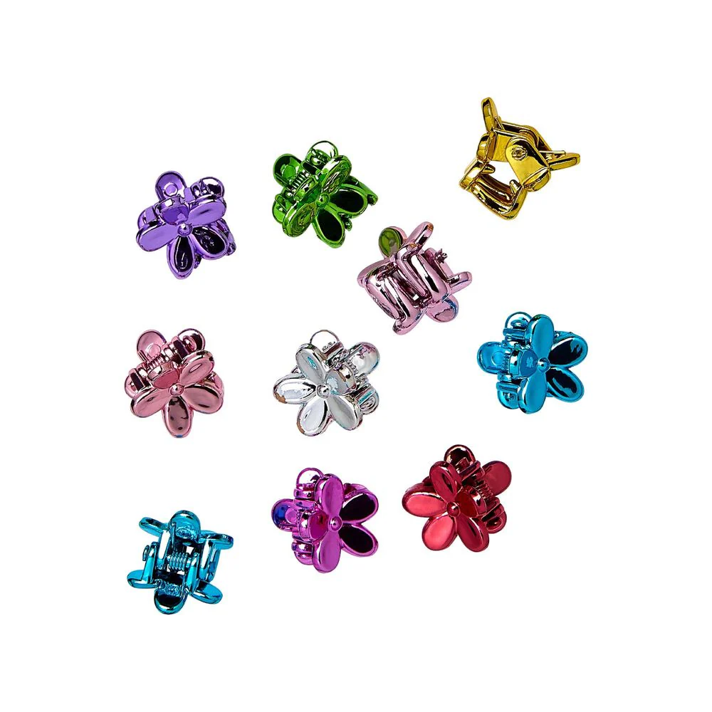 RED Kids Chrome Claw Hair Clips - Image 10