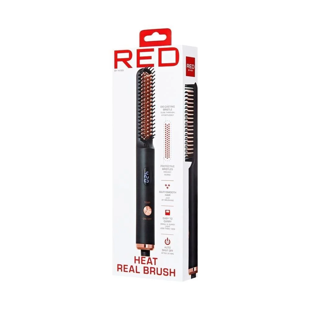 Red Mid Size Hot Brush – Smooth - Image 4