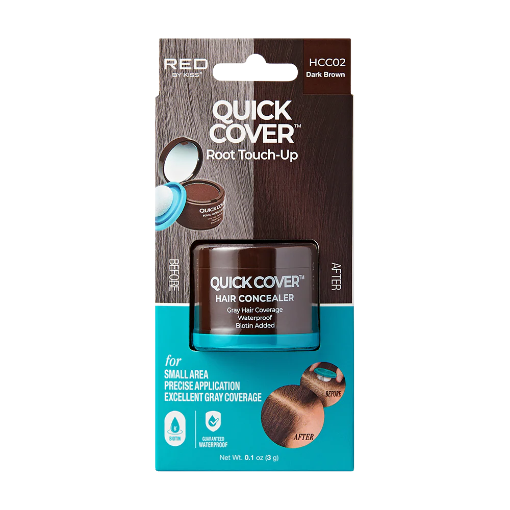 Red by Kiss Hair Concealer – Black & Dark Brown - Image 3