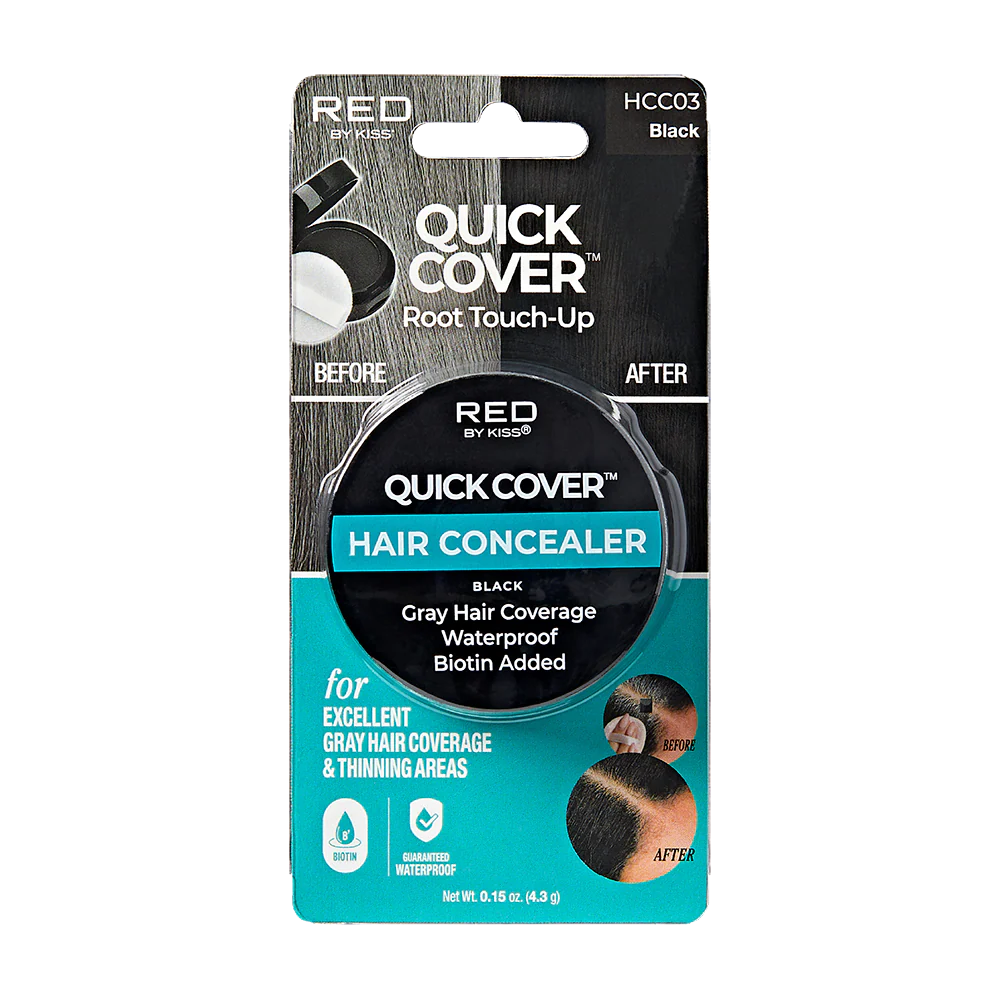 Red by Kiss Hair Concealer – Black & Dark Brown - Image 4