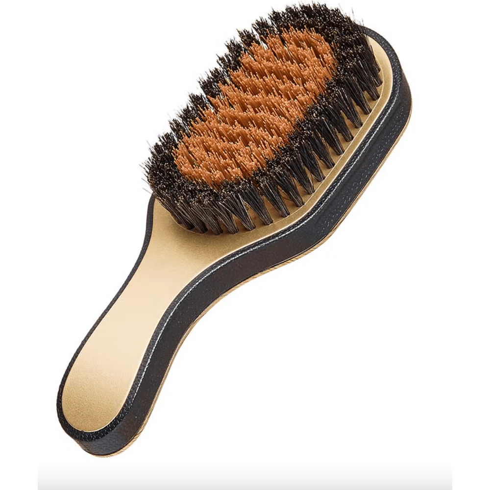 RED Mixed Boar Brush Bow Wow Palm Brush - Medium-Hard - Image 2