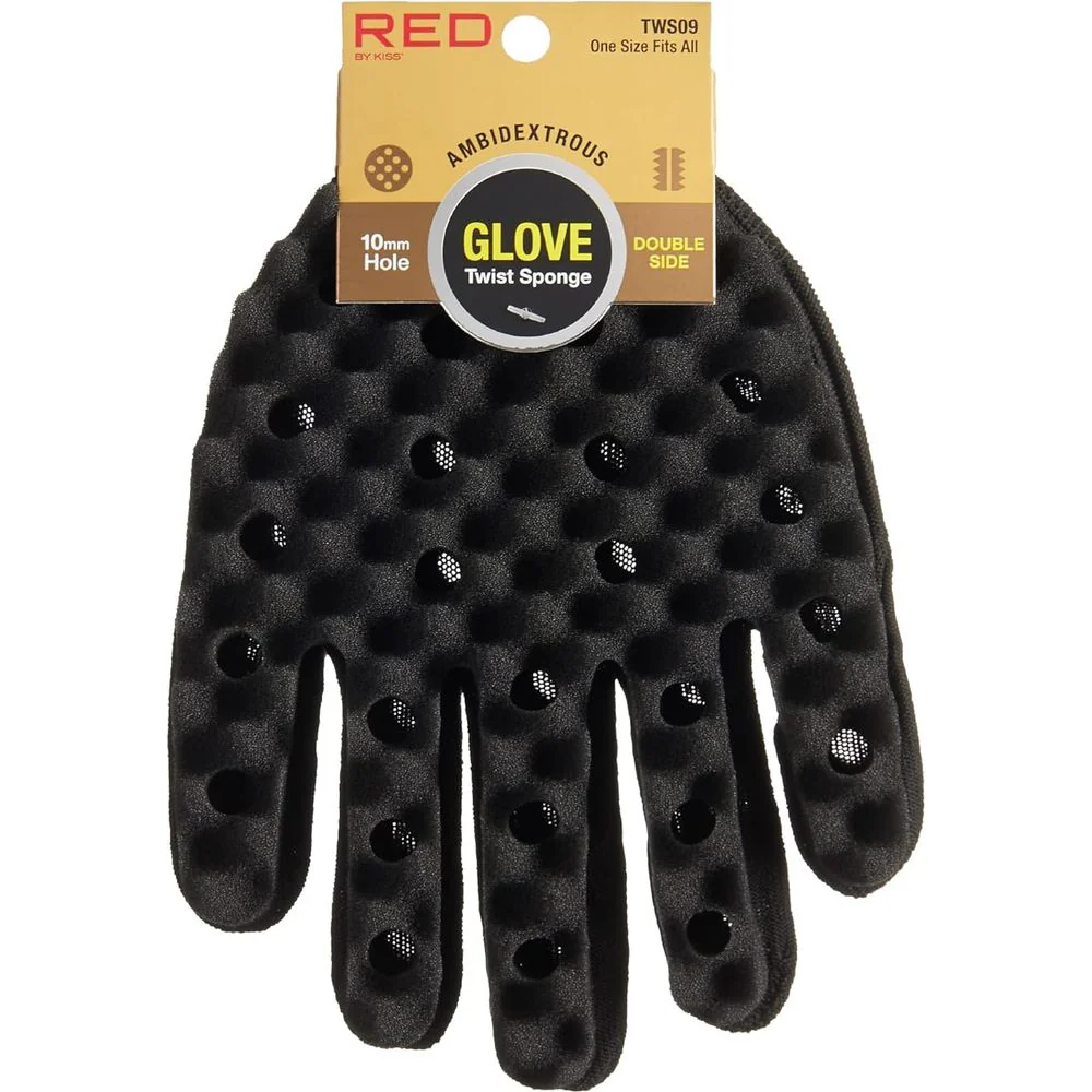 RED by Kiss Ambidextrous Twist Sponge Glove - Double-Sided