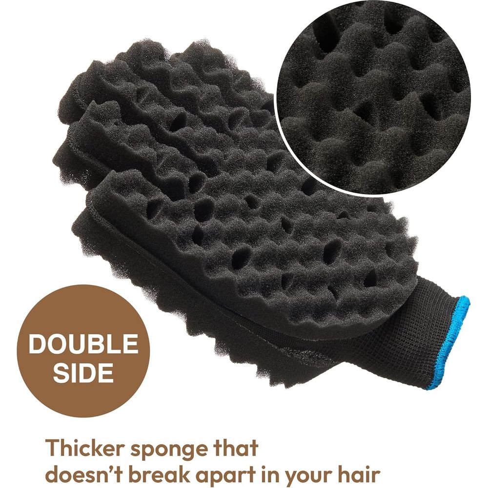 RED by Kiss Ambidextrous Twist Sponge Glove - Double-Sided - Image 2