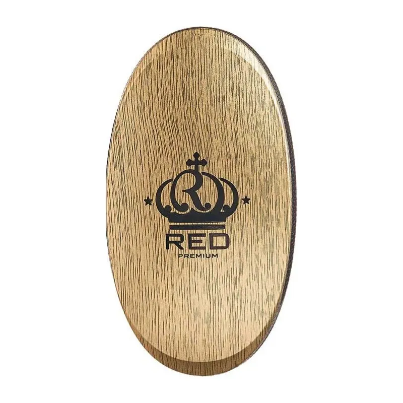 RED Metallic Boar Brush - Mixed Bristle - Image 3