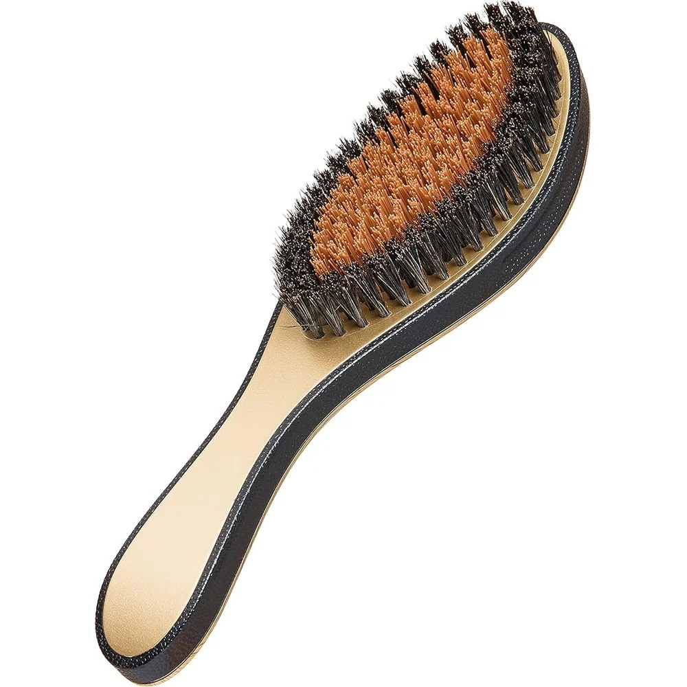 RED Metallic Boar Brush - Mixed Bristle - Image 2