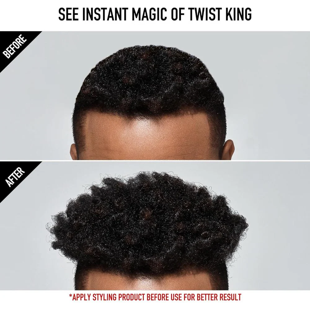 RED Premium Twist King Camouflage HS06 β Defined Natural Hair - Image 6