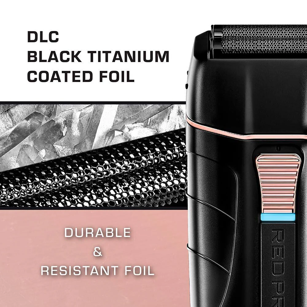 Red Pro Cordless Shaver – Matte Gold / Black - Image 11