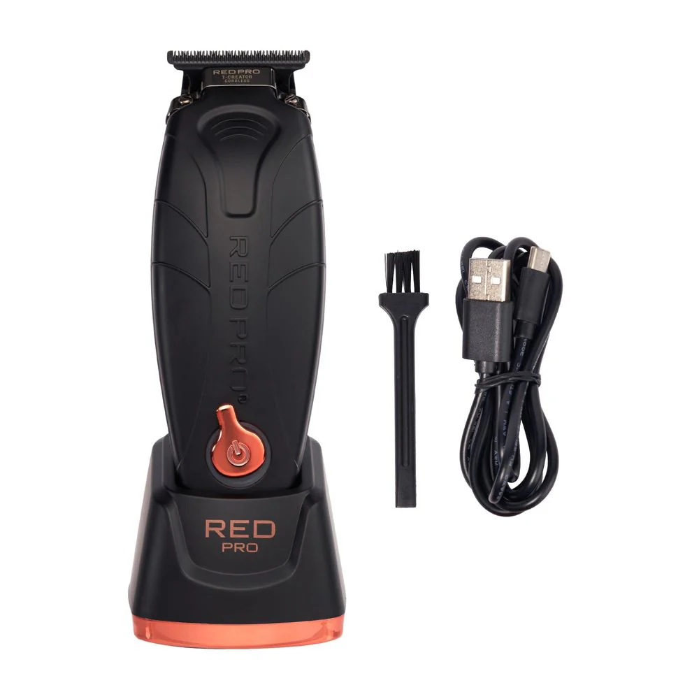 Red Pro Cordless Trimmer – Matte Gold / Black - Image 6