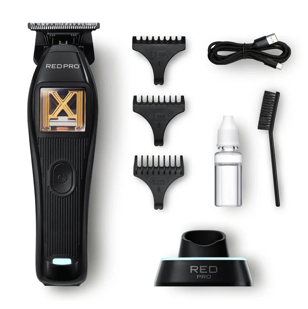 Red PRO X-King Vector Motor Cordless Trimmer - Image 4