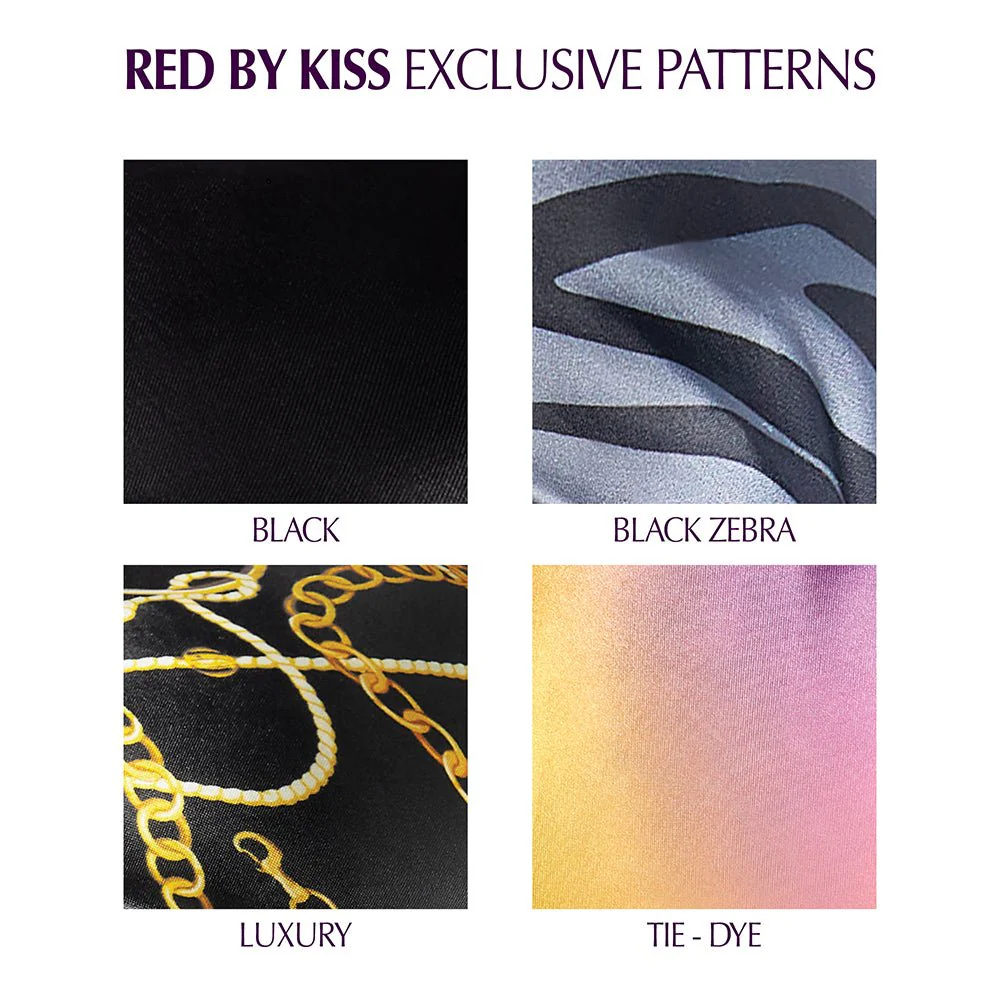 RED Silky Pre Tied Glam Wrap - Image 8