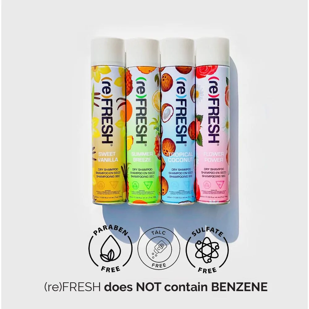 Refresh Dry Shampoo - Tropical Coconut & Vanilla 11.55 oz - Image 2
