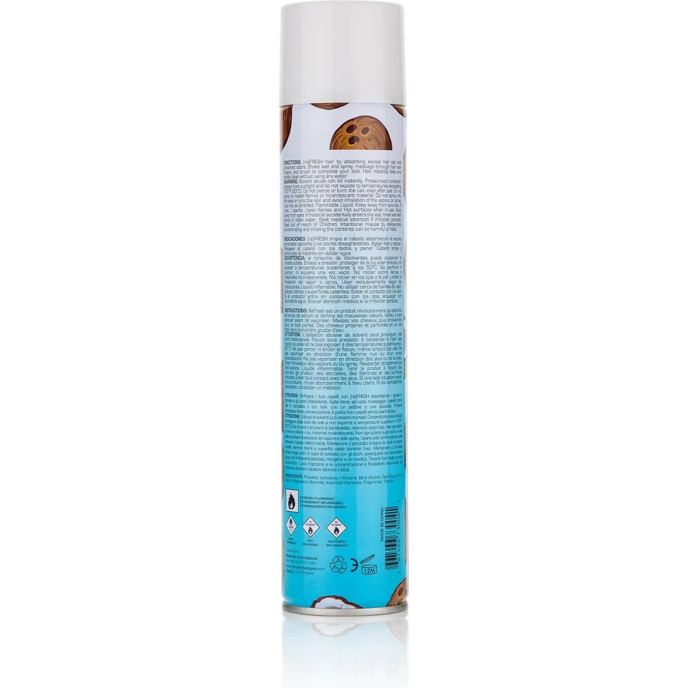 Refresh Dry Shampoo - Tropical Coconut & Vanilla 11.55 oz - Image 4