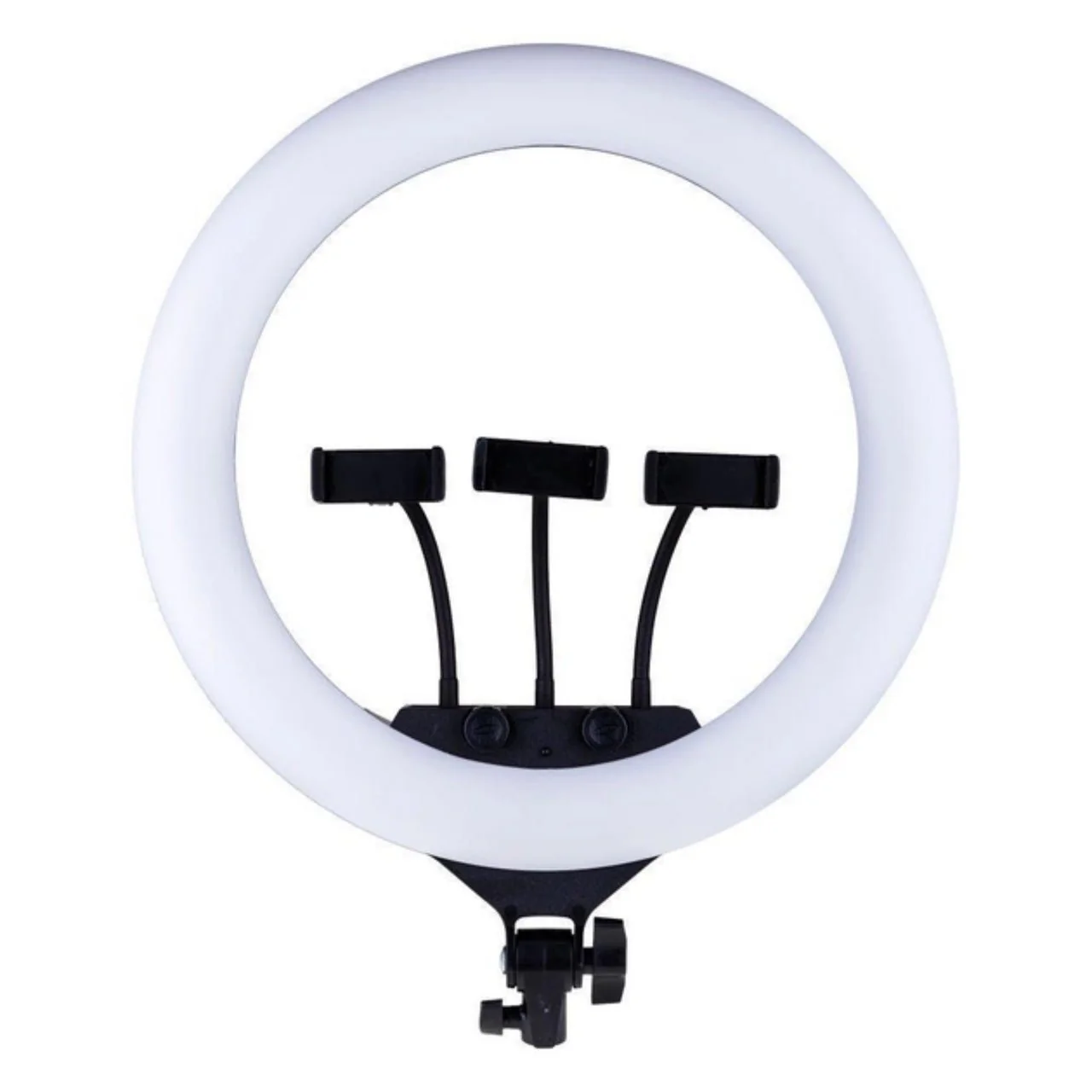 RGB Selfie Ring Light Studio Kit with Tripod - 3 Phone Mount - Image 5