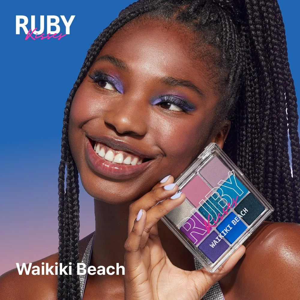 Ruby Kisses 2-in-1 Makeup Palette โ For Eyes & Face