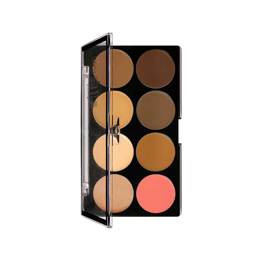 Ruby Kisses 3D Contour Cream Multi-Palette with Highlighter & Blush β 3 Shades - Image 8