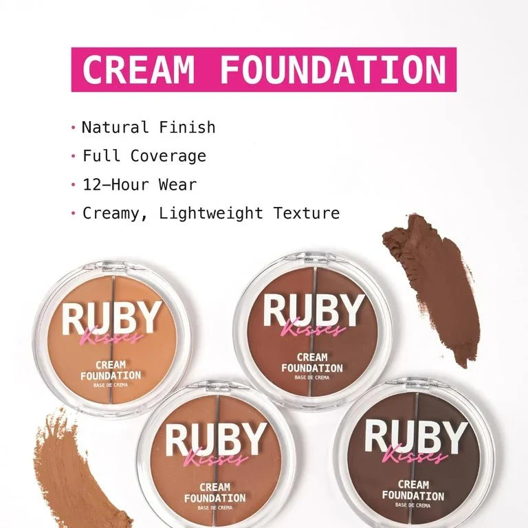 Ruby Kisses 3D Face Creator – Duo Cream Foundation & Concealer - Image 2