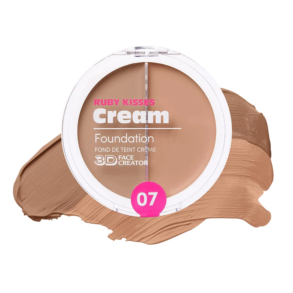 Ruby Kisses 3D Face Creator – Duo Cream Foundation & Concealer - Image 12