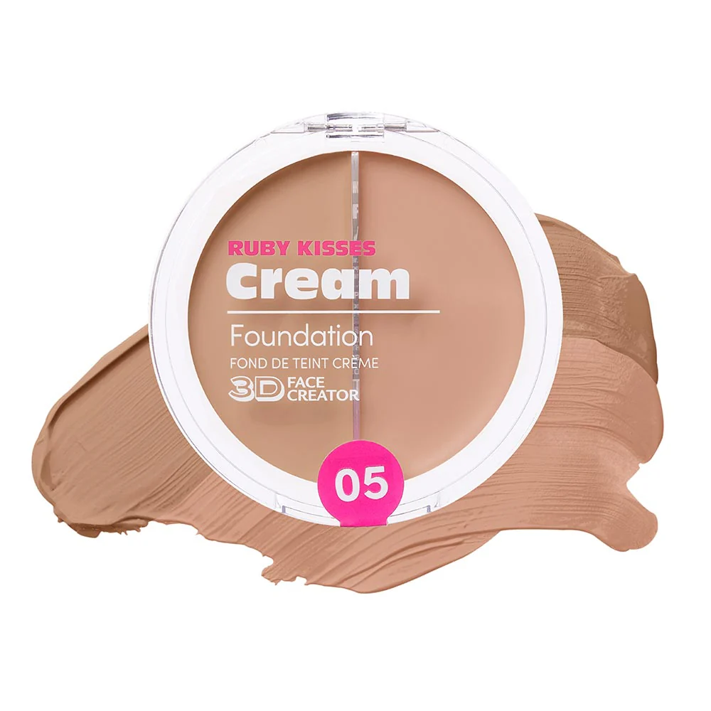 Ruby Kisses 3D Face Creator – Duo Cream Foundation & Concealer - Image 9