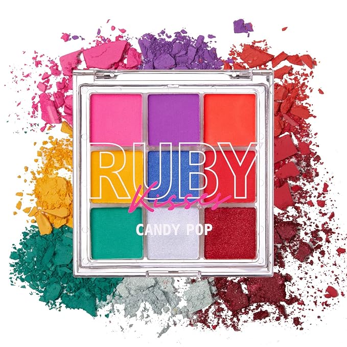 Ruby Kisses 9-Color Eyeshadow Palette - Image 5