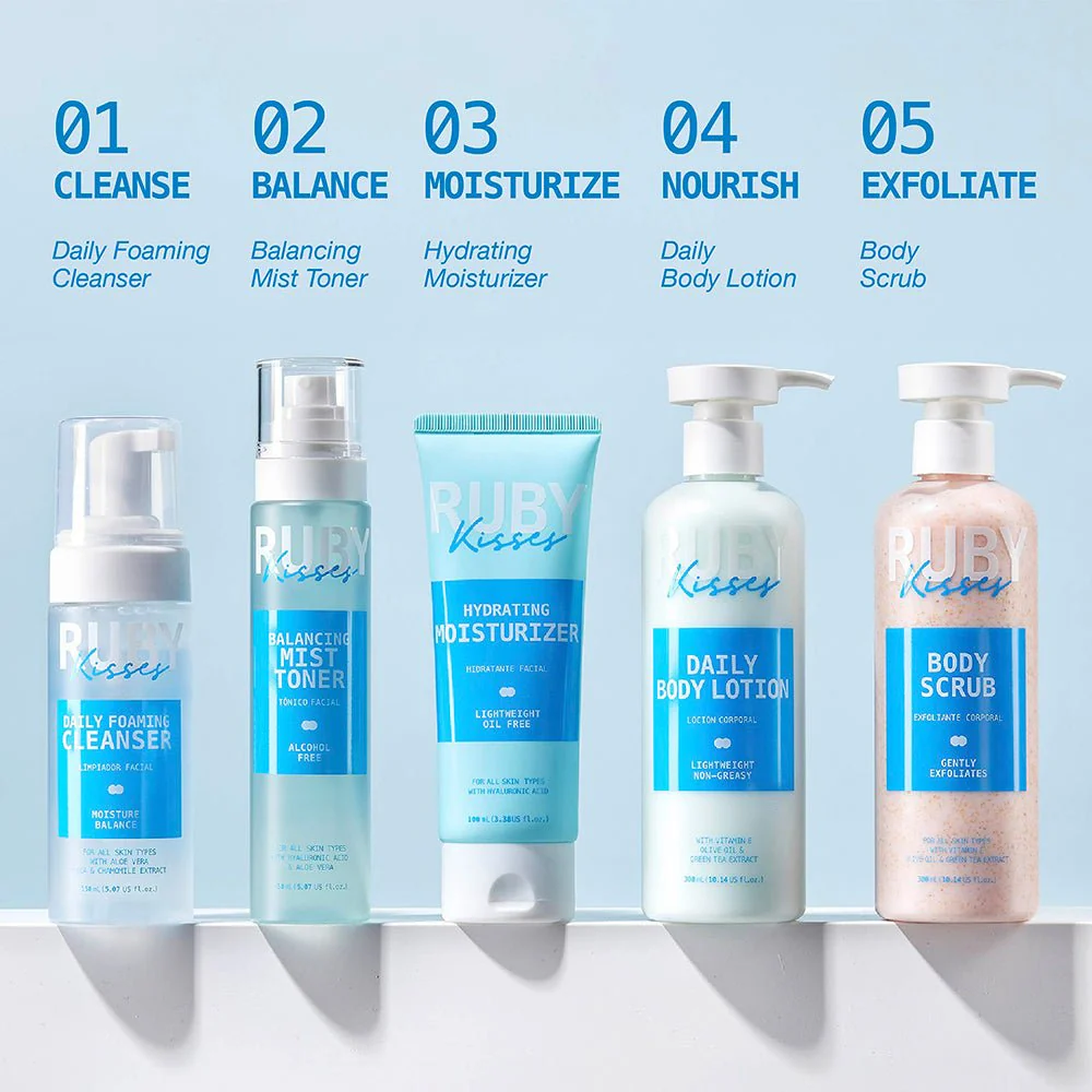 Ruby Kisses Balancing Mist Toner β Alcohol-Free & Hydrating Face Mist 150ml - Image 5