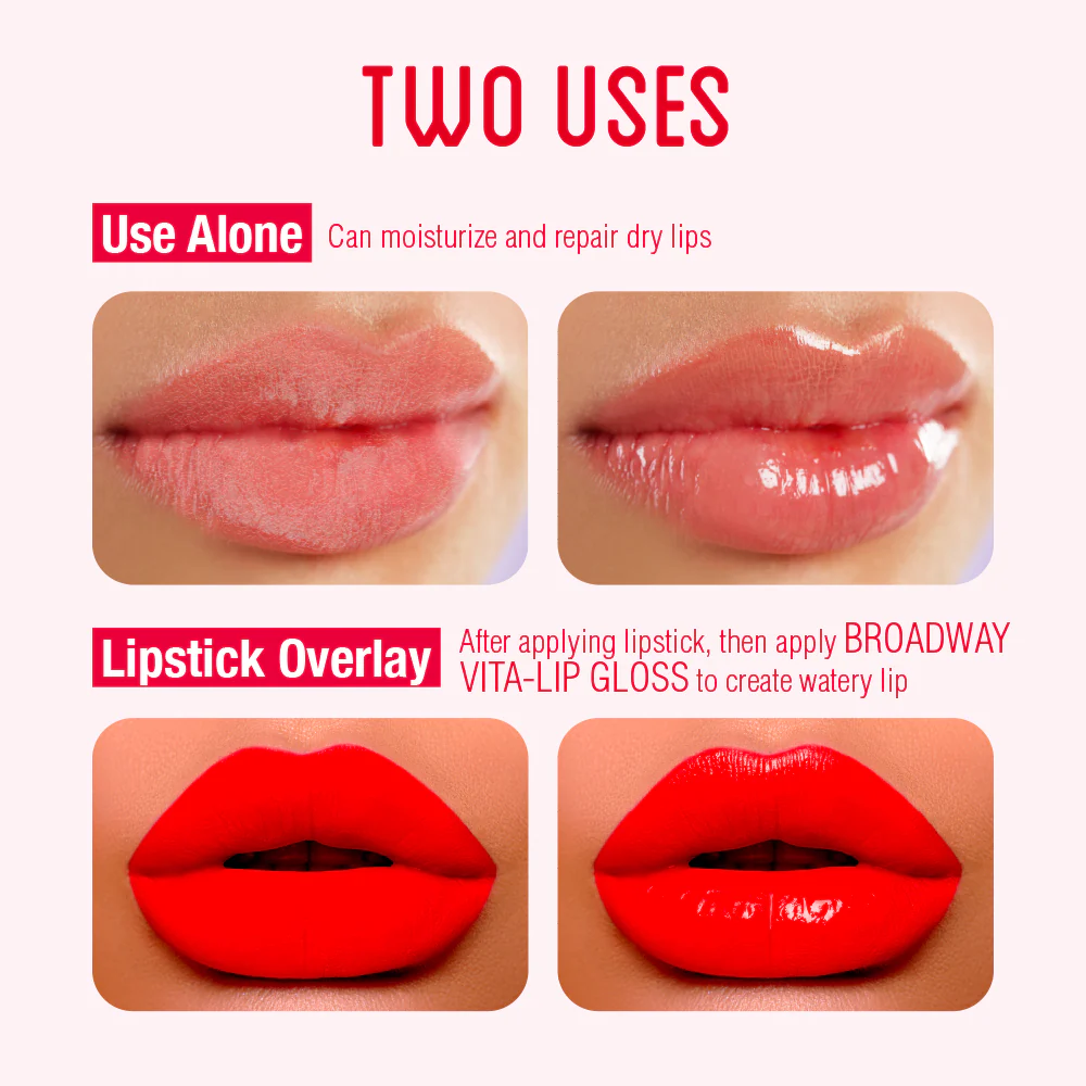 Ruby Kisses – Broadway High Shine Vita Oil Lip Gloss - Image 2