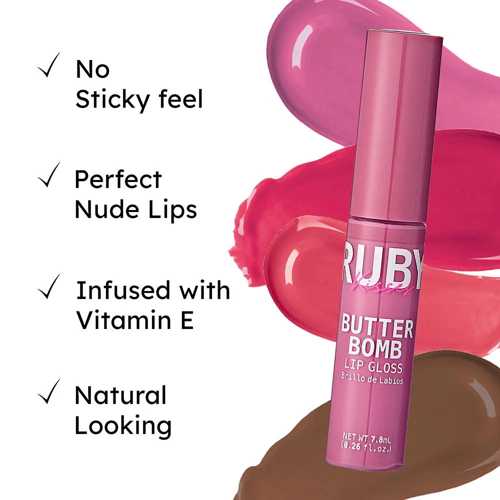 Ruby Kisses Butter Bomb Gloss - 12 Shades - Image 11