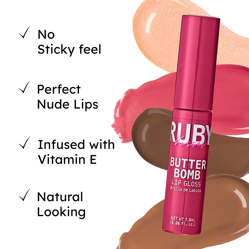 Ruby Kisses Butter Bomb Gloss - 12 Shades - Image 13