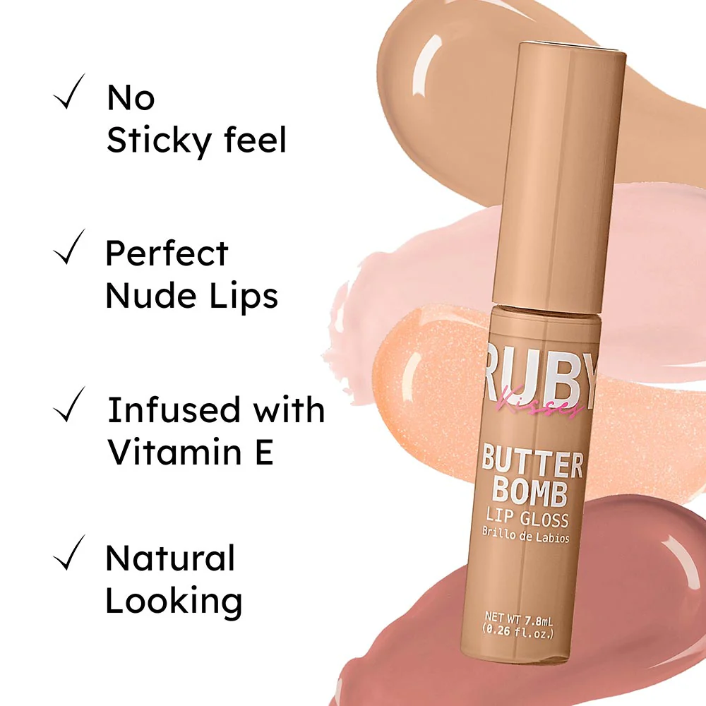 Ruby Kisses Butter Bomb Gloss - 12 Shades - Image 25