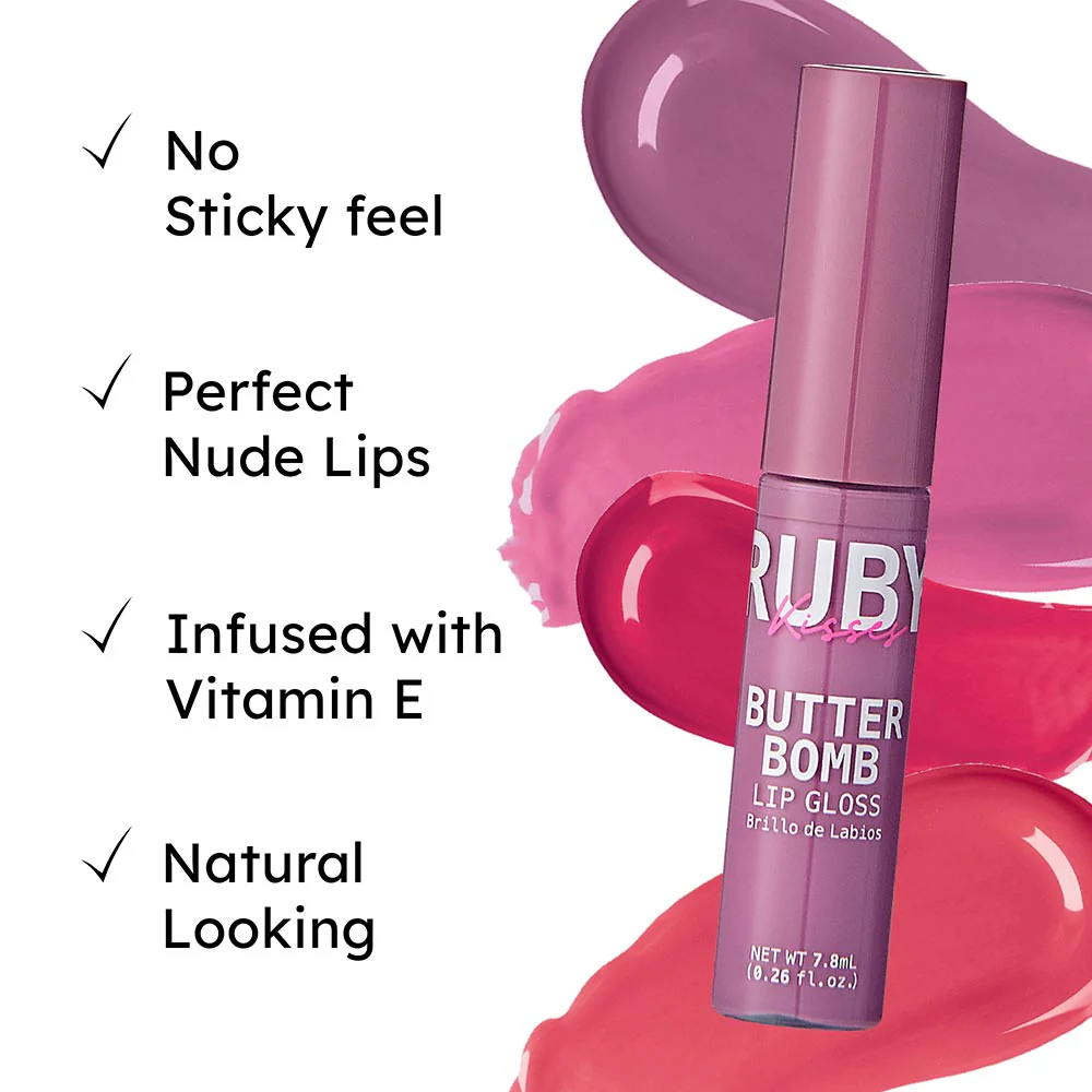 Ruby Kisses Butter Bomb Gloss - 12 Shades - Image 9