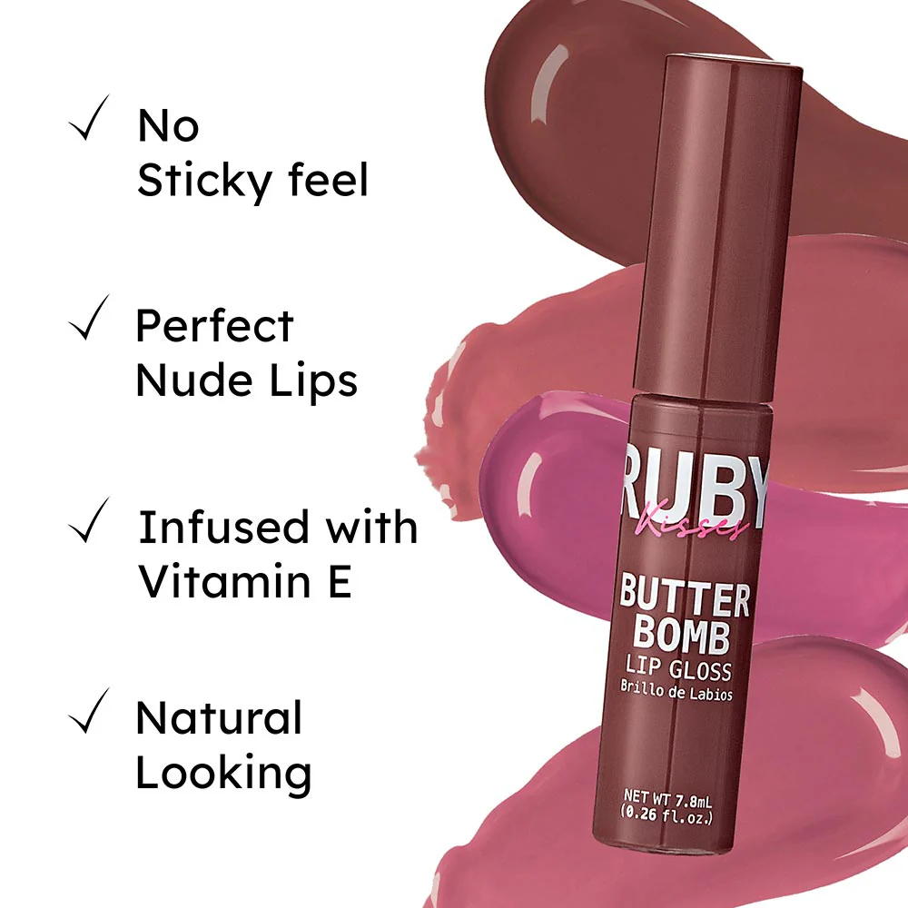 Ruby Kisses Butter Bomb Gloss - 12 Shades - Image 20