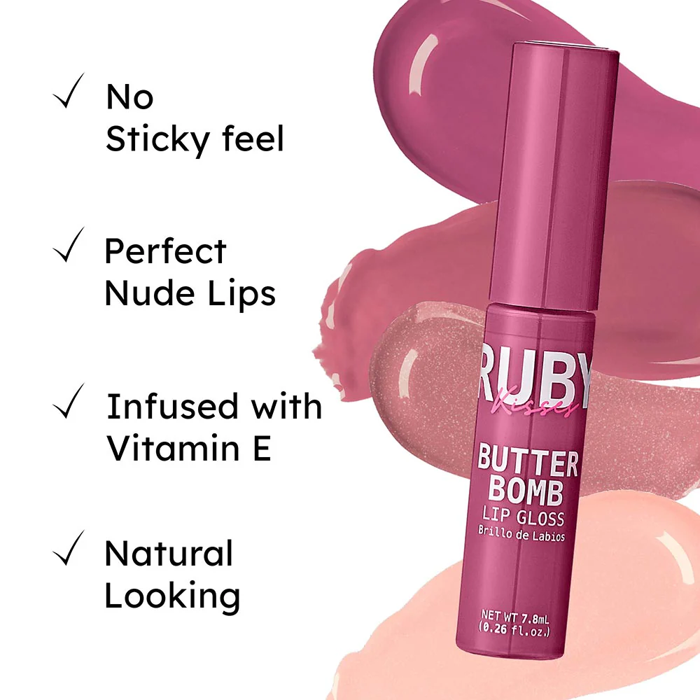Ruby Kisses Butter Bomb Gloss - 12 Shades - Image 26