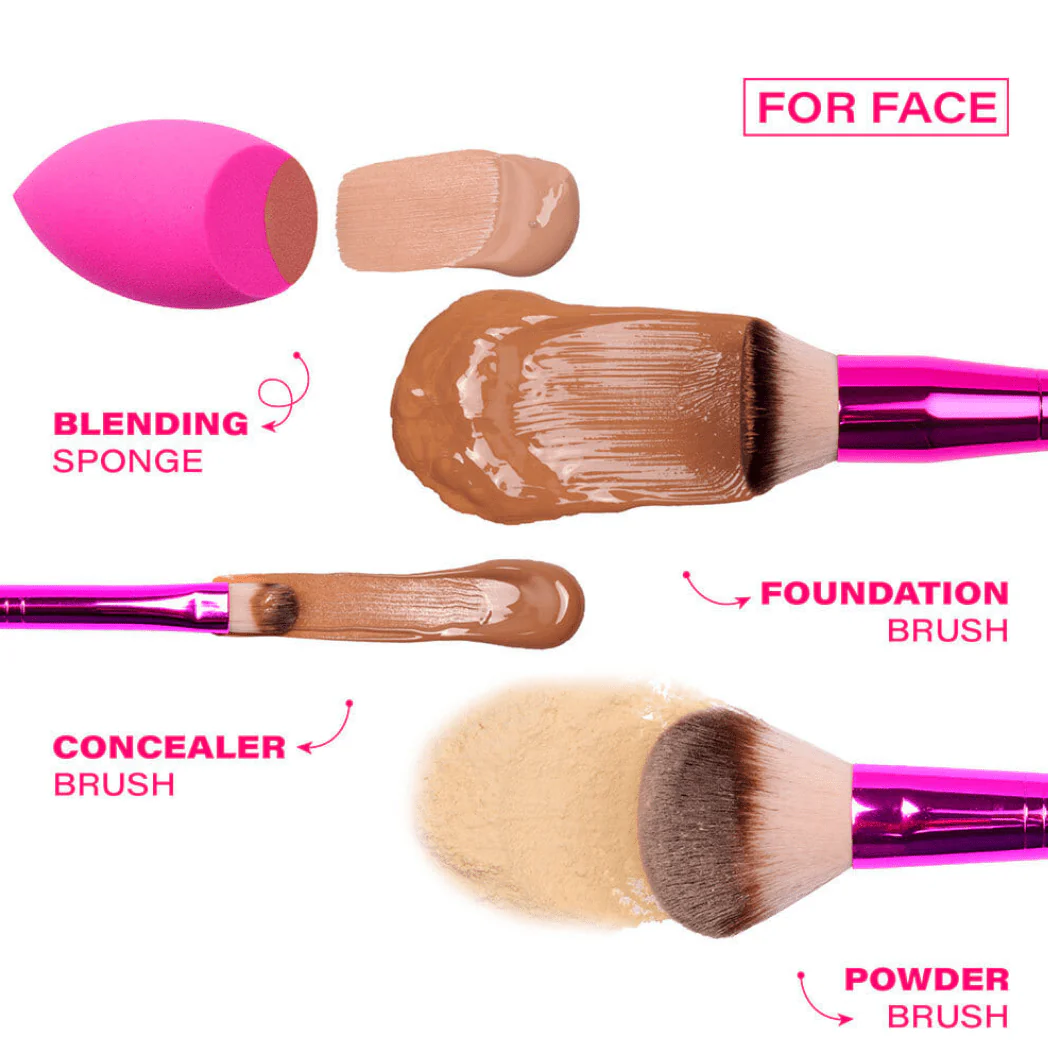 Ruby Kisses Essential Brush & Sponge Set - Image 3