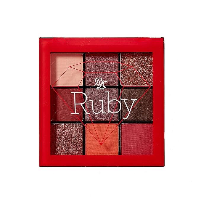 Ruby Kisses Eyeshadow Palette – 9 Richly Pigmented Colors - Image 2