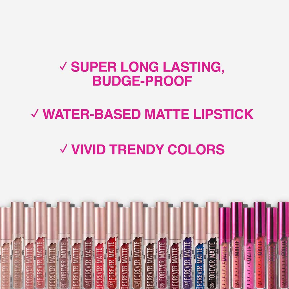 Ruby Kisses Forever Matte Liquid Lipstick β Matte Finish 18 Shades